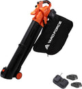 Souffleurs de feuilles Yard Force | 40 V, 45 L – 20 V | 4,0 Ah, Orange/Noir – LB C20C Souffleur à Feuilles et aspirateur sans Fil