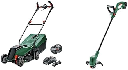 Bosch tondeuse à gazon, 18 V – 4,0 Ah | 32 cm, 300 m – Vert/Noir | sans Fil CityMower -32-300 (, 1x Batterie