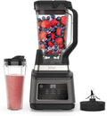 blender NINJA – 2,1 L | 700 ml, 1200 W – Noir/Argent | 2-en-1 avec 3 programmes automatiques, max blend et écraser et 4 réglages manuels