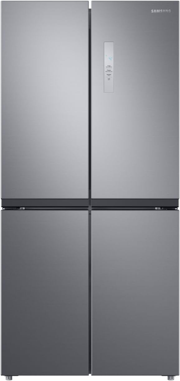 réfrigérateur Samsung | frigo, 488 L – 83,3 x 179,3 x 74 cm | Inox, quatre portes Slim RF48A400EM9/EF – Total No Frost