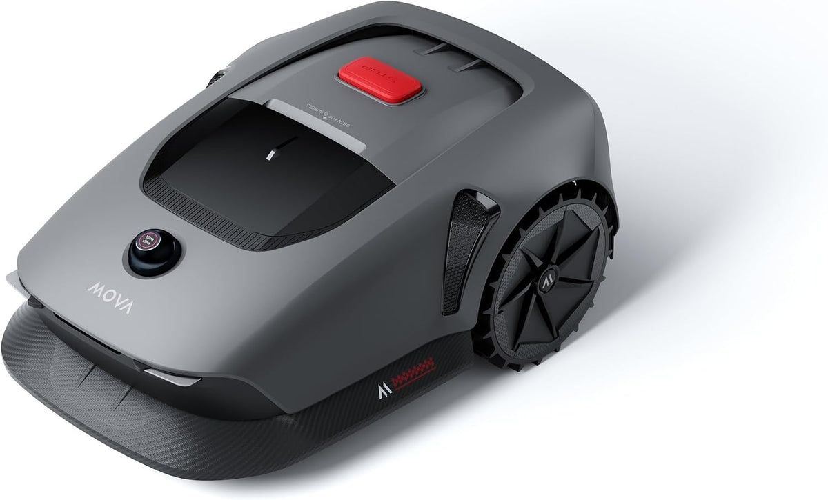 Tondeuses robot Mova | 800 m, Gris/Noir – 600 Kit avec 81 Lames | Robot Tondeuse Installation sans Fil, cartographie 360° 3D LiDAR jusqu'à ²