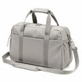 Sac de voyage 48 x 25 x 30 cm gris en textile synthétique à bandoulière