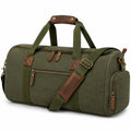 Sac de voyage 50 cm en toile vert kaki avec bandoulière réglable