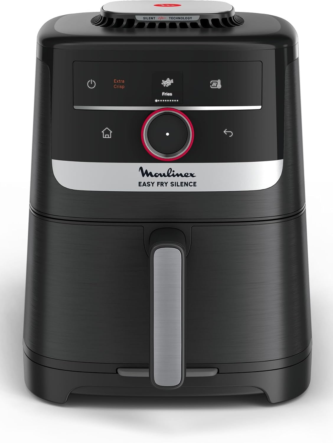 friteuse à air chaud Moulinex | 5 L, 1,5 kg – Noir | Easy Fry Silence, air fryer – Technologie Silence | Système Easy Clean & Store