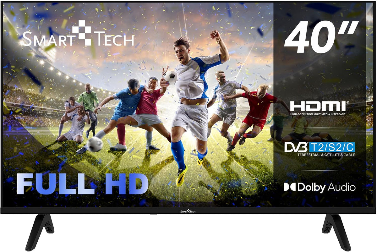 téléviseur Smart Tech | 100 cm, Noir – TV LED FHD 40' ( ) 40FH01K Smart TV Whale os- Molotov | Prime Video, Plex 3xHDMI - 2xUSB