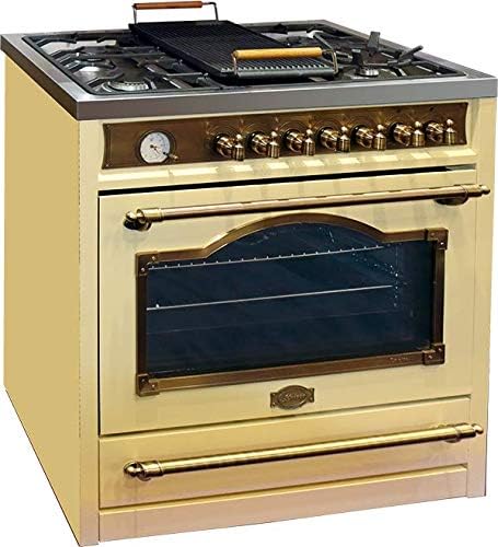 table de cuisson Kaiser, plaque de cuisson – 90 cm | 115 L, 4,5 Kw – Beige/Noir