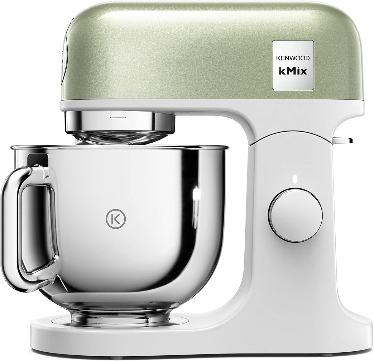Kenwood robot de cuisine, 5 l – 1000 W | Vert/Argent/Blanc, kMix Editions KMX760GR avec bol en acier inoxydable