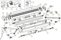 Popotes Mecatechnic | 500 cm, Argent – Bras Complet Gauche pour Stores Omnistore 300 à cm Thule 6300