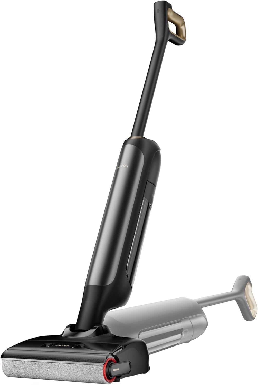 aspirateur eau et poussière Mova | 0,9 kg, 18kPa – Noir | portée à plat de 180°, flexible et pivotant à 90° – poids de en main