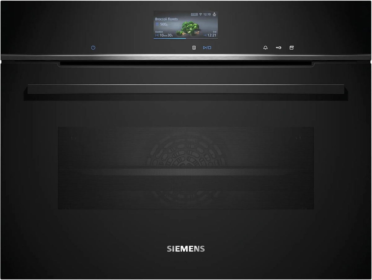 four encastrable SIEMENS | 47 litres, Noir – vapeur CS736G1B1 | Compact vapeur