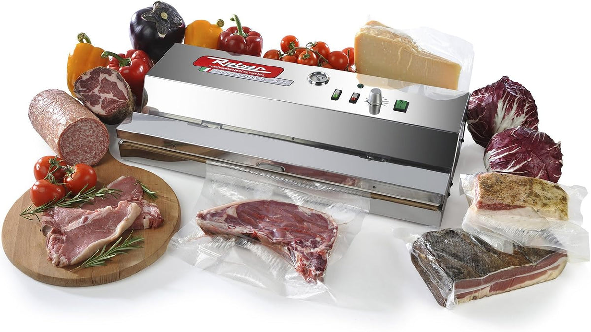 Reber Appareils de mise sous vide, Argent – 9712 N Appareil sous vide | acier inoxydable