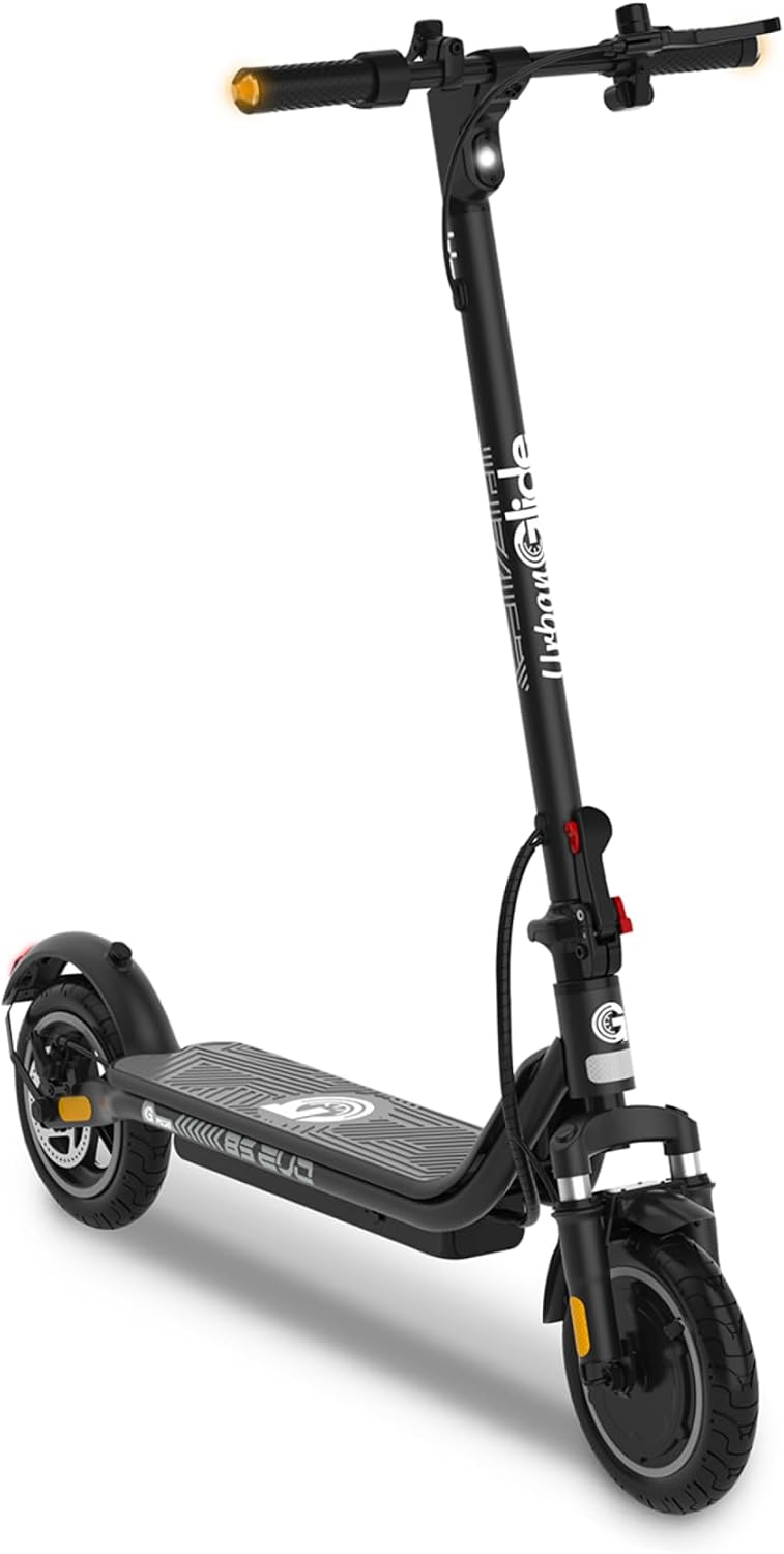 Trottinettes électriques UrbanGlide | 500 W, 25.2 V – 7,8 Ah | 15Kg, Noir – Trottinette Électrique Adulte 85 Evo