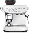 machine à café Sage | cafetière, Blanc – 25 Réglages de Mouture - Sel Marin