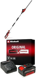 Einhell Outillage de jardin motorisé, 18 V – 4,0 Ah | Rouge/Noir, poignée Principale orientable