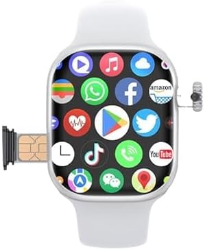 Montres connectées XINDADA – 4G | Argent, 25' Google Play é 4 Go 64 Go