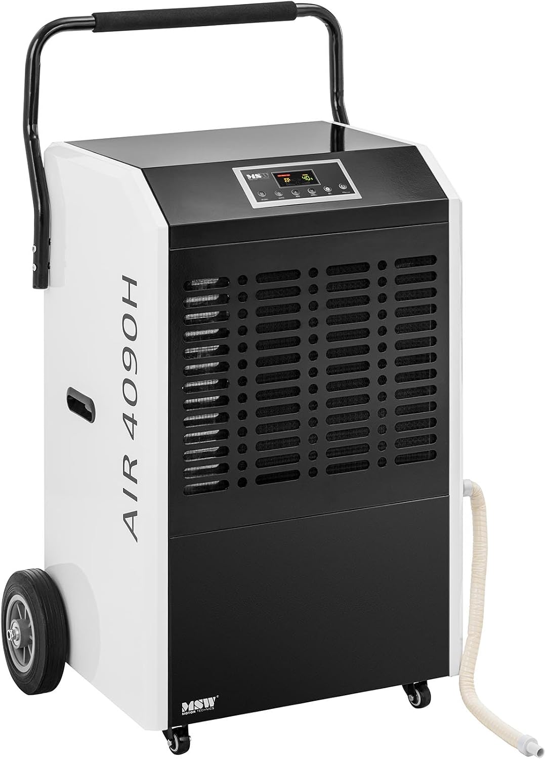 déshumidificateur MSW Motor Technics | 138 litres, 230 m – 857 m | Noir/Blanc