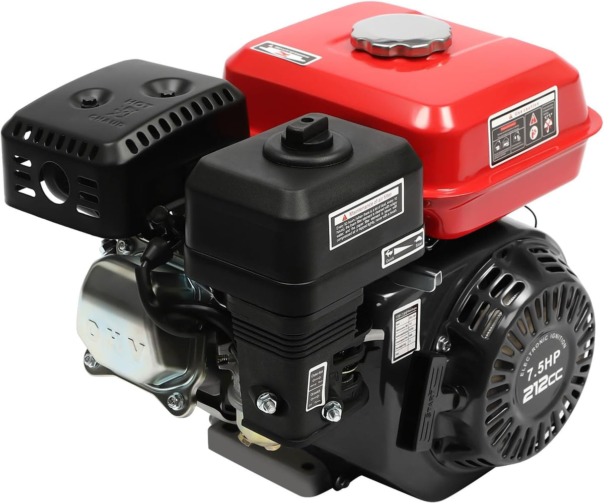 Moteurs à 4 temps de remplacement KigerNee – 170F-7,5 HP | 36,2 x 31,3 x 33 cm / 14,25 x 12,32 x 12,99 pouces, 7,5 CV – 5,5 kW | aluminium, fer