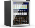 DollarDash mini réfrigérateur, frigo – 50 L | Noir/Argent, Refroidisseur de Boissons 70 Canettes – Porte en transparent