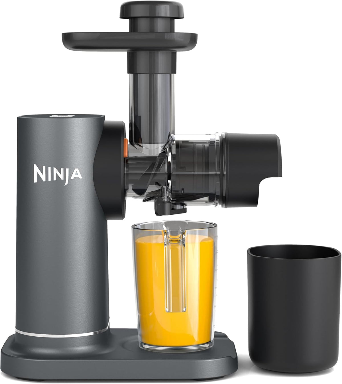 centrifugeuse NINJA | H: 40,46 cm x L: 18,16 cm x P: 30,75 cm, 700 ml – 1,1 l | Gris, Extracteur de jus à pression à froid