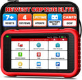 LAUNCH Outils diagnostics pour système de moteur OBD-II, Rouge/Noir – 7 Reset Oil SAS EPB DPF Purge ABS BMS Accélérateur