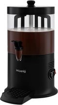 H.Koenig Électroménager spécialisé, 1200 W – 6 L | Noir/Marron, Distributeur à Chocolat Chaud Acier inoxydable SHK900