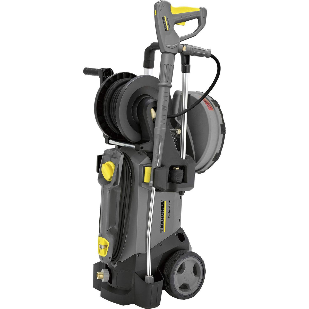 Kärcher nettoyeur haute pression, 130 bar – Gris/Jaune/Noir | Prof. eau froide HD 5/15 CX Plus, derouleur + nett. surf