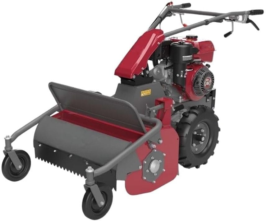 débroussailleuse ELECTROPOWER | Rouge/Gris/Noir, ELECTRPOWER MX663 Tondeuse Broyeuse – Moteur 10cv/302cm3 | 36 Fléaux