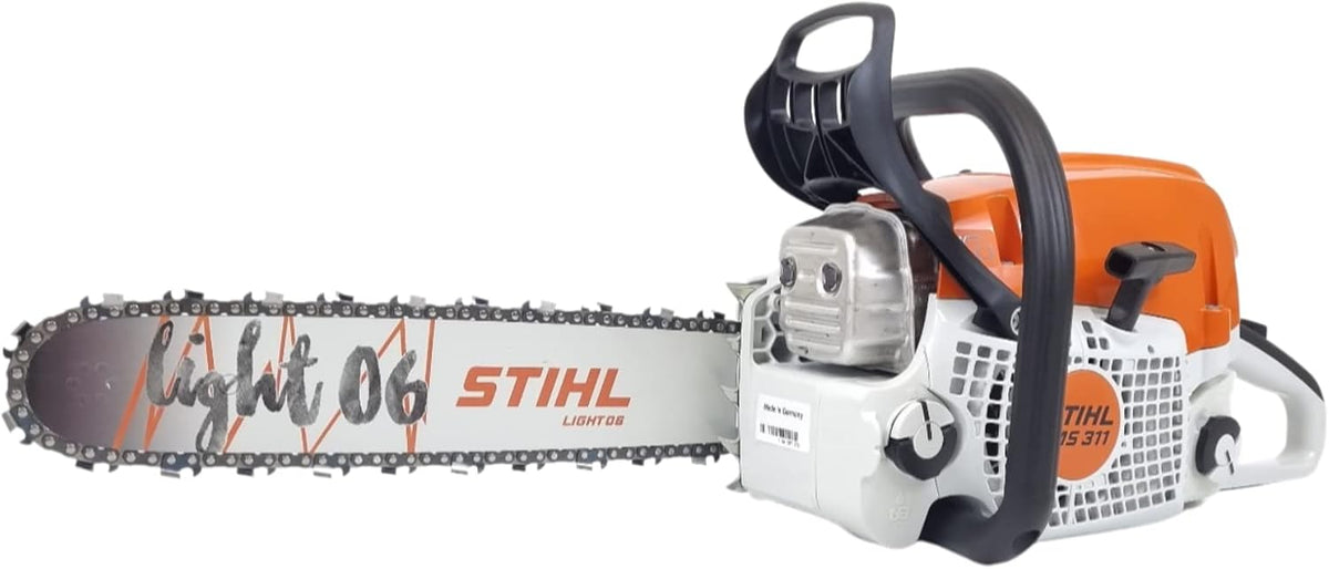 Stihl tronçonneuse, 3,1/4,2 kW/CV – 37 cm | Orange/Noir/Argent, MS 311 4 – 2 CV avec longueur de coupe de + chaîne 36 RS