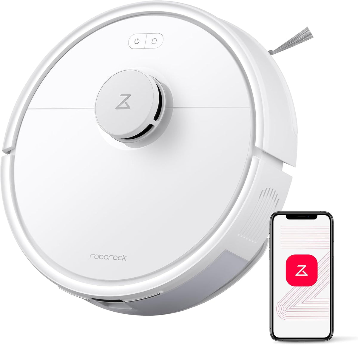 robot aspirateur roborock – Blanc | Q7 L5 Aspirateur Robot, 8000 Pa Aspiration HyperForce – Double Anti-emmêlement