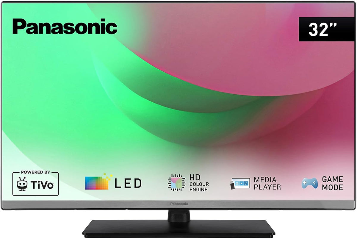 téléviseur Panasonic | 32 Pouces, Noir/Argent – TB-32S45AEZ | Série S45 Full HD LED Smart TV, Contrôle Vocal Google & Alexa