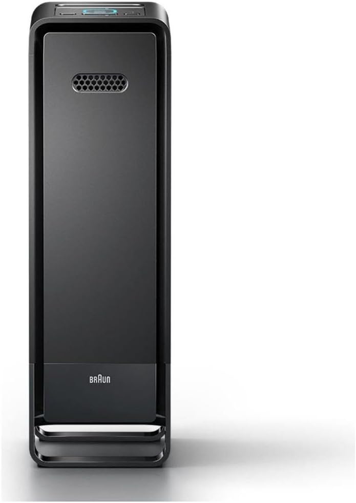 Braun purificateur d'air, 129 m2 – Noir | Scan & Clean (allergènes, débit d'air propre 315 m3/h – triple filtration