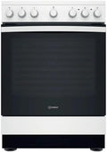 Indesit Cuisinières, Blanc/Noir – IS67V5PCWE