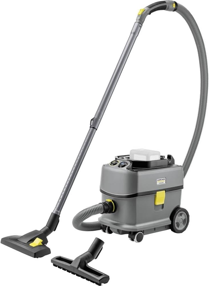 Karcher Aspirateur, 36 V – Gris/Noir | Kärcher T 10/1 Bp ADV 1.527-350.0 avec sac, batterie