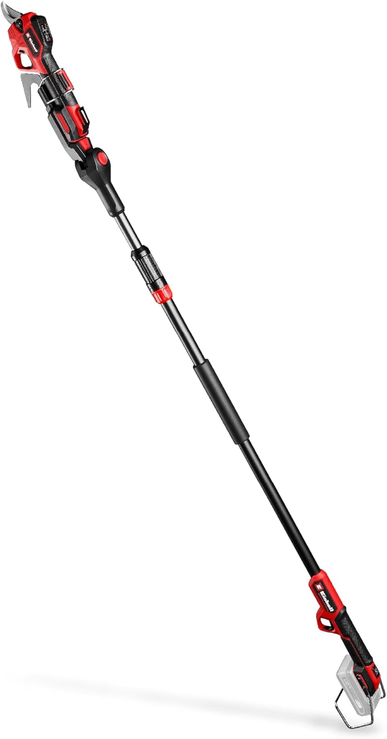 Taille-haies Einhell | 18 V, 3,8 m – 28 mm | Noir/Rouge, Professional Sécateur sans fil GP-LS 18/28 Li T BL-Solo Power X-Change (