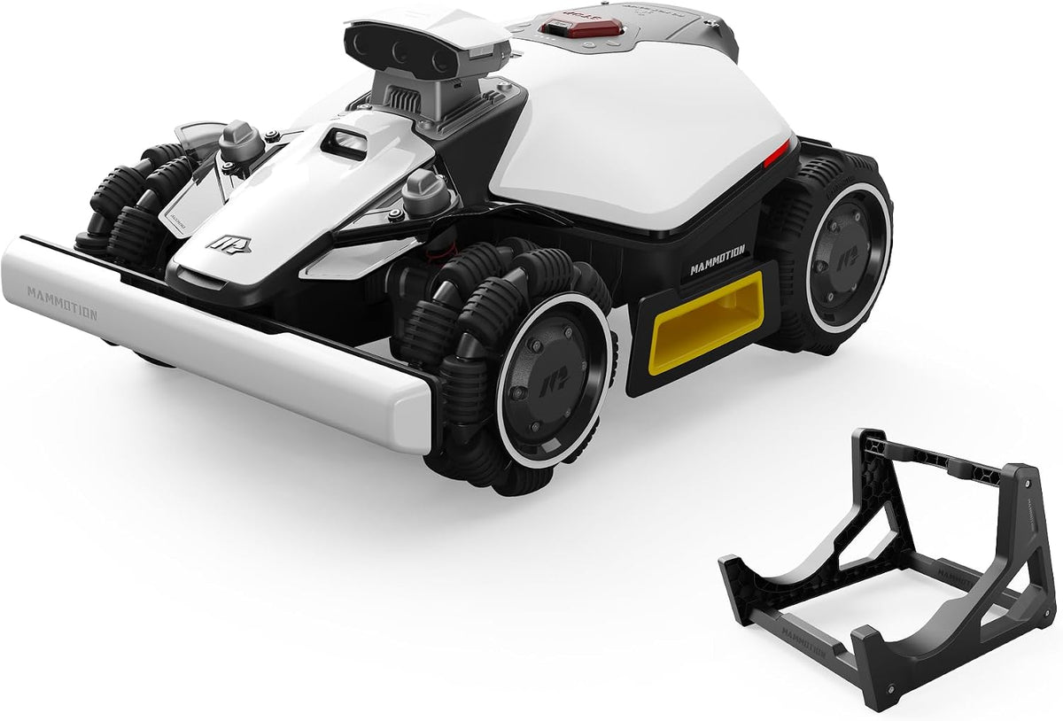 Tondeuses et tracteurs Mammotion | Blanc/Noir/Jaune, LUBA Mini 2 AWD 1000 Robot Tondeuse