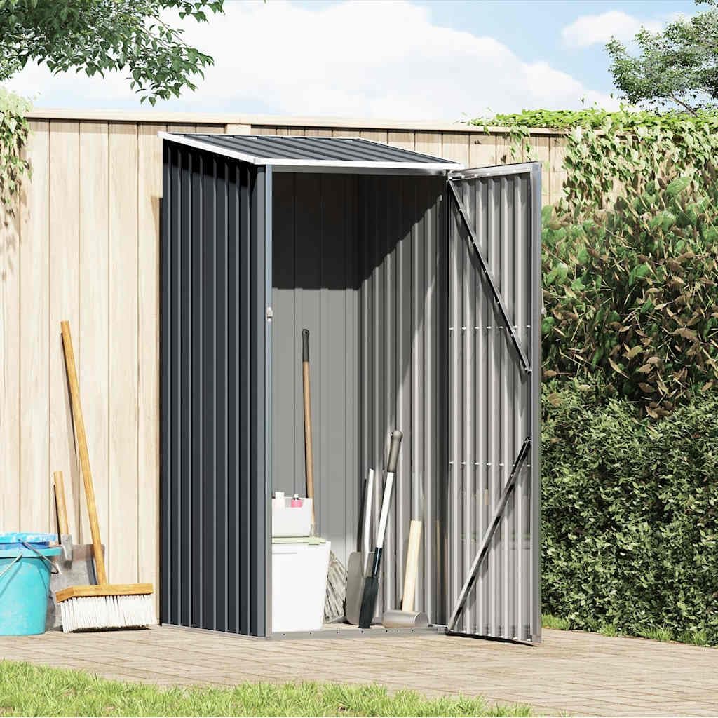 Abris de jardin Solivagant – 87x98x159 cm | 18.68 KG, acier galvanisé – anthracite | Abri de Jardin Acier galvanisé