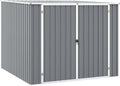 Abris de jardin Gecheer – 195x198x159 cm | acier galvanisé, gris – Abri de Jardin Acier galvanisé | Remise de Jardin avec 2 Portes