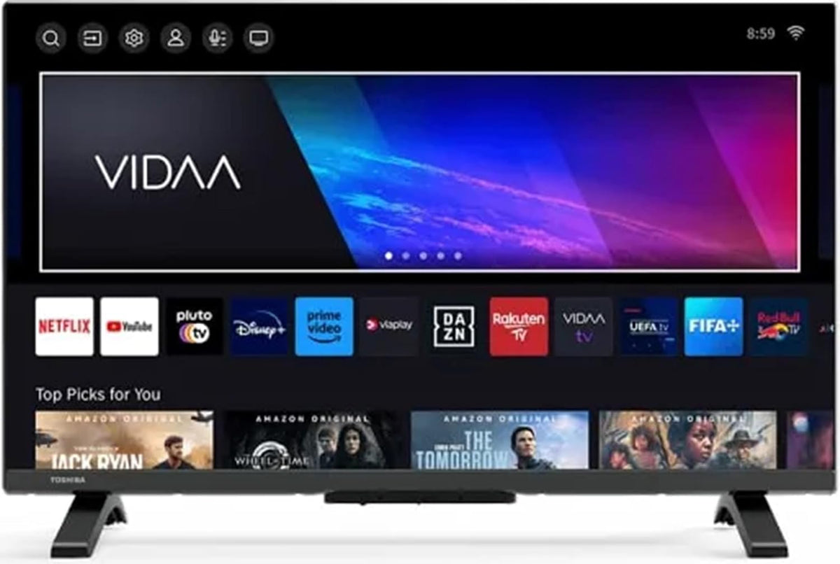 téléviseur TELEFUNKEN TE32750S38YXD - TV 32 pouces – 32 pouces | Noir, 32WV2E63DA - TV – Smart TV | HD Ready, HEVC H.265