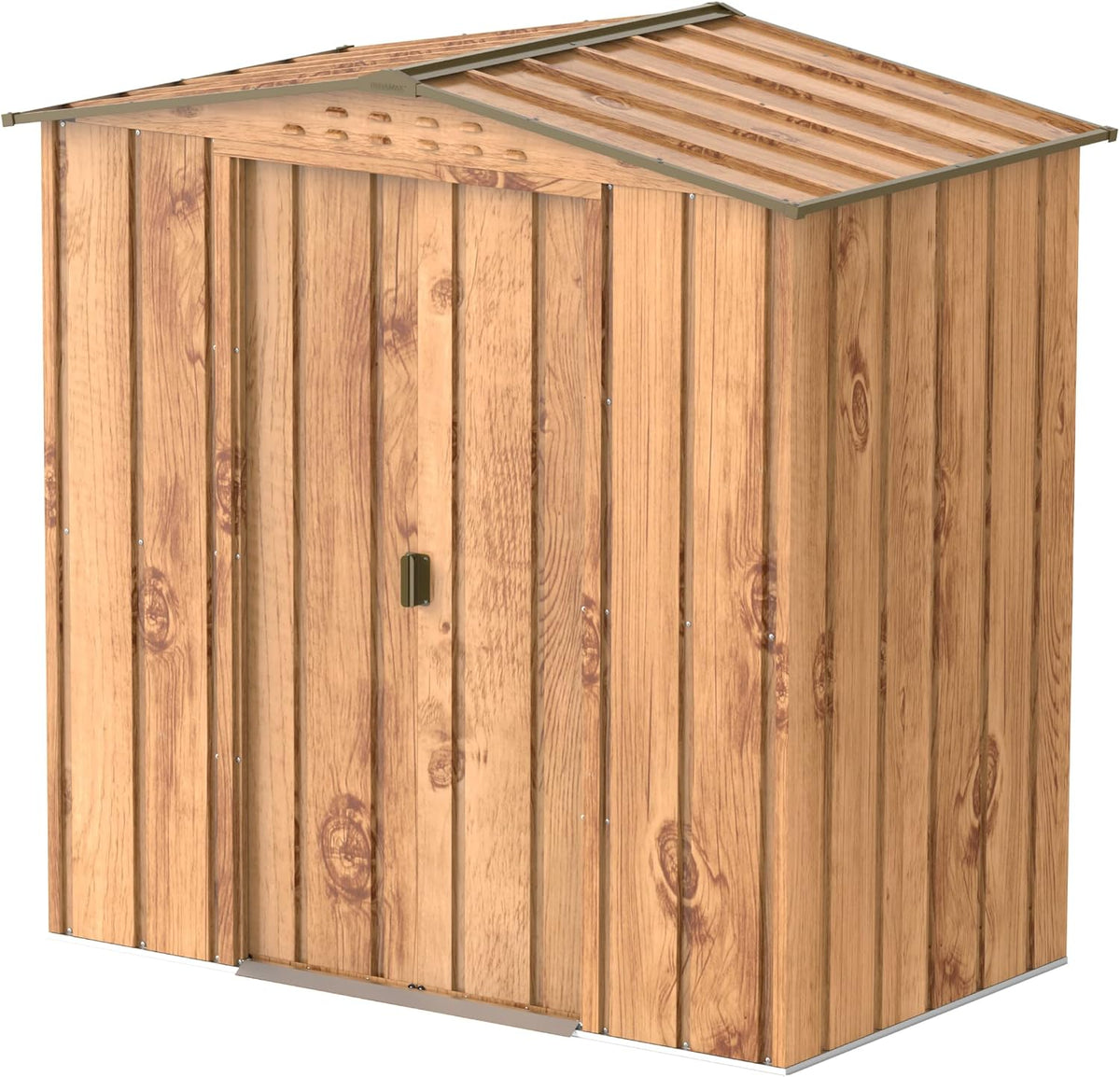 Duramax Abris de jardin, 6 x 4 – 2.17 m | Marron, TOP Shed ( ²) Abri de jardin en métal – fabriqué en acier galvanisé