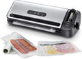 Appareils de mise sous vide FoodSaver – Argent/Noir | Machine Sous Vide avec compartiment de rangement pour rouleau et cutter
