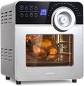 friteuse à air chaud KLARSTEIN | 1700 W, 14 L – Argent | AeroVital Cube Chef - Friteuse sans huile, Air fryer