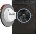 lave-linge Sharp | machine à laver, 8 kg – 1400 tr/min | Noir, Écran tactile LED - mat