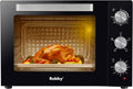 robby Électroménager spécialisé, 55 litres – 2200 W | 55l, 2200w – Noir/Argent | four chaleur tournante - lumière - cavité diamant - - romf55b