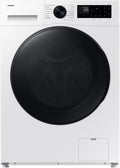 lave-linge Samsung | machine à laver, 9 kg – 60 l | blanc avec hublot noir et écran noir, Sèche-linge Crystal EcoDry DV90DG52A0TE