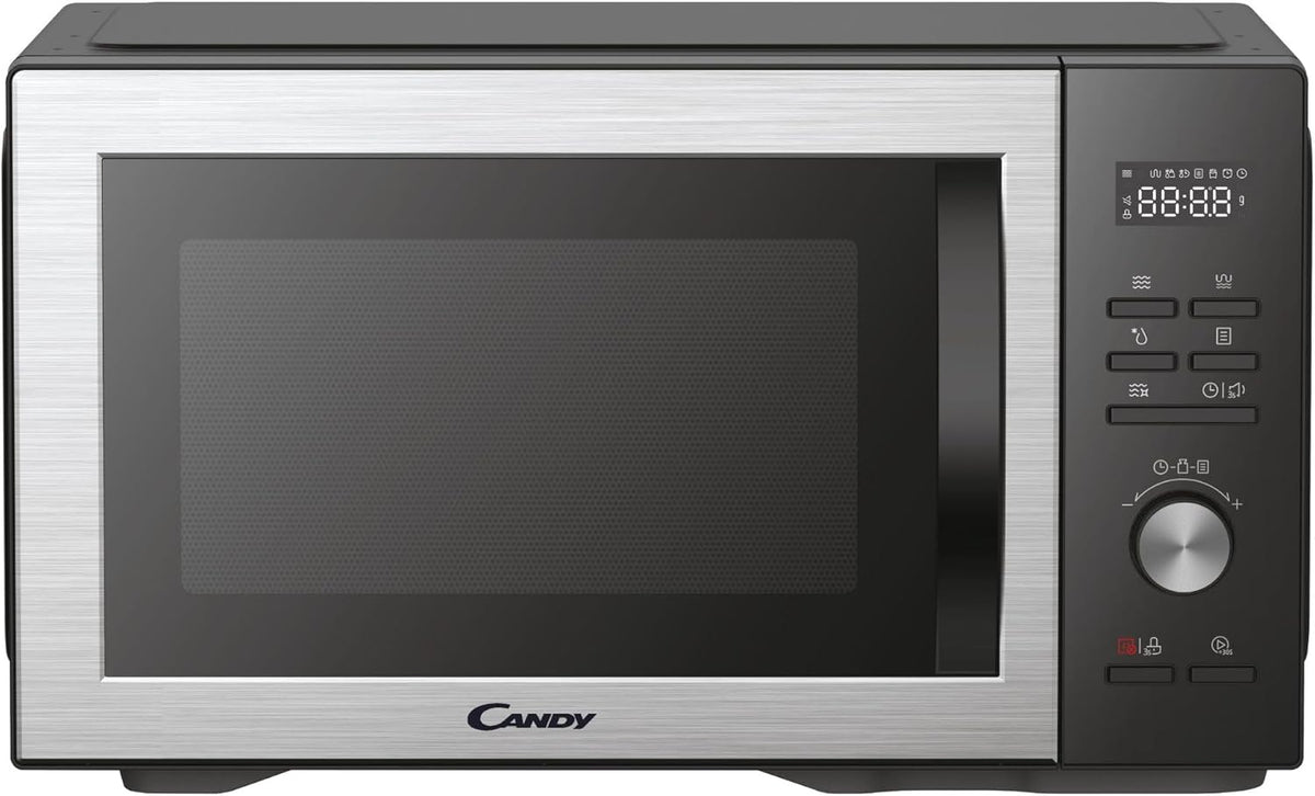 CANDY Fours micro-ondes, 1000 W – 31 L | Noir/Argent, CMGA31EDLB Four Micro-ondes – Gril Quartz | Grande Capacité