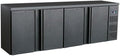 réfrigérateur CombiSteel – frigo | 698 L, Noir – Arrière Bar Réfrigéré - Portes Pleines