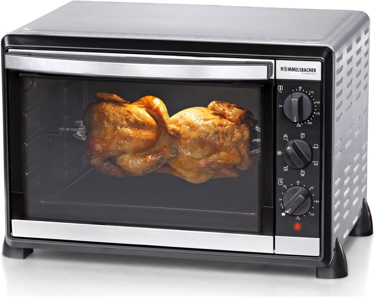 rôtissoire Rommelsbacher | 42 L, Noir/Argent – BG 1805/E Four & enacier inox