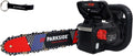 tronçonneuse HEADNMORE – 40 V | Noir/Rouge/Bleu, Bundle - Parkside Performance sans fil PPAKS 40 + porte-clés