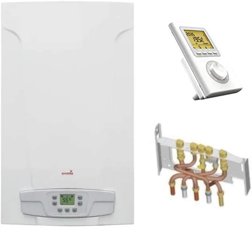 Chauffage au gaz Chappee – 24 kW | Blanc