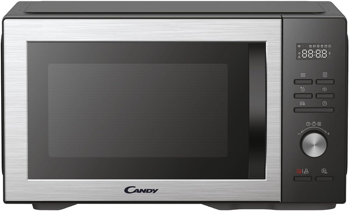 Fours micro-ondes CANDY | 1000 W, 32 L – Noir/Argent | Essenza CMWA32EDLB Four Micro-ondes Digital, Fonction Décongélation et Nettoyage Auto